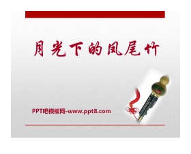 《月光下的凤尾竹》PPT课件3