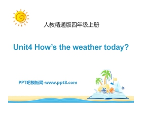 《How's the weather today?》PPT课件2