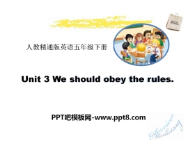 《We should obey the rules》PPT课件6
