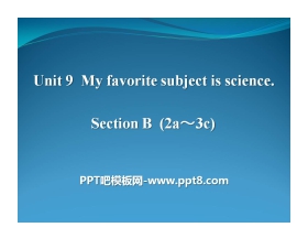 《My favorite subject is science》PPT课件16