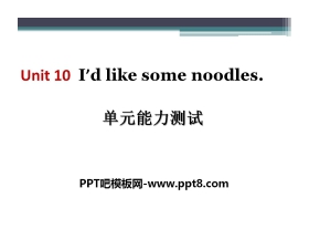 《I’d like some noodles》PPT课件12