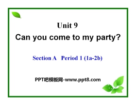 《Can you come to my party?》PPT课件17