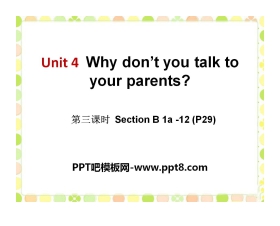 《Why don't you talk to your parents?》PPT课件13