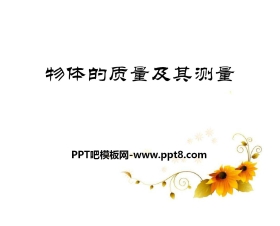 《物体的质量及其测量》物质世界的尺度、质量和密度PPT课件2