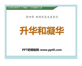 《升华和凝华》物质形态及其变化PPT课件3