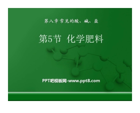 《化学肥料》常见的酸、碱、盐PPT课件3