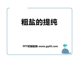 《粗盐的提纯》PPT课件