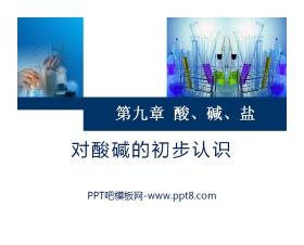 《对酸碱的初步认识》酸与碱PPT课件