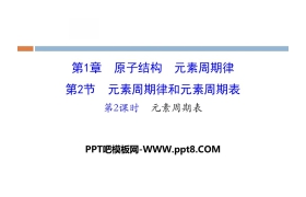 《元素周期律和元素周期表》原子结构元素周期律PPT(第2课时元素周期表)