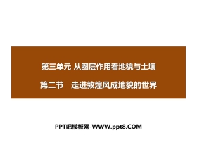 《走进敦煌风成地貌的世界》从圈层作用看地貌与土壤PPT