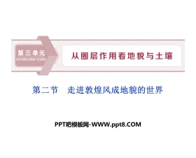 《走进敦煌风成地貌的世界》从圈层作用看地貌与土壤PPT下载