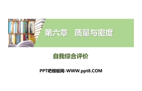 《自我综合评价》质量与密度PPT