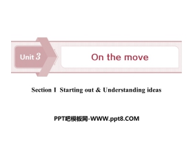 《On the move》SectionⅠPPT
