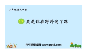 《要是你在野外迷了路》PPT免费课件