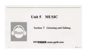 《Music》SectionⅤ PPT课件