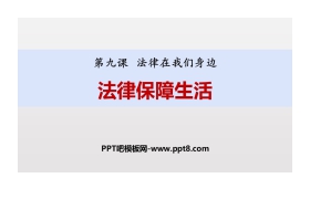 《法律保障生活》PPT课文课件
