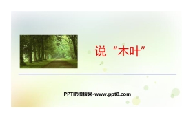 《说“木叶”》PPT免费课件