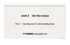 《On the move》PartⅠ PPT