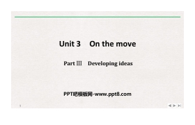 《On the move》PartⅢ PPT