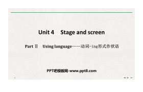 《Stage and screen》PartⅡ PPT