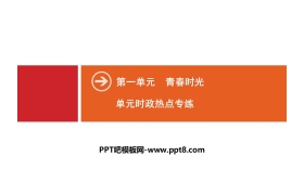 《单元时政热点专练》青春时光PPT