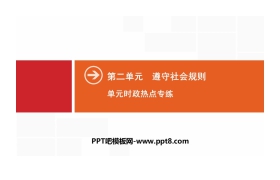 《单元时政热点专练》遵守社会规则PPT