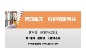 《国家利益至上》维护国家利益PPT(第1课时国家好大家才会好)