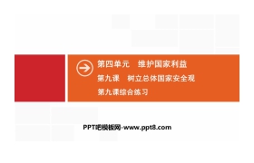《树立总体国家安全观》维护国家利益PPT课件(综合练习)