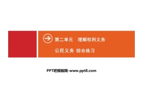 《公民义务》理解权利义务PPT(综合练习)