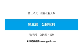 《公民权利》理解权利义务PPT课件(第1课时公民基本权利)