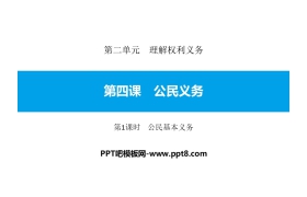 《公民义务》理解权利义务PPT课件(第1课时公民基本义务)