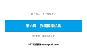《我国国家机构》人民当家作主PPT课件(第5课时国家司法机关)