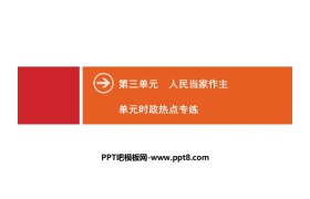 《单元时政热点专练》人民当家作主PPT