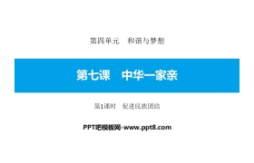 《中华一家亲》和谐与梦想PPT课件(第1课时促进民族团结)