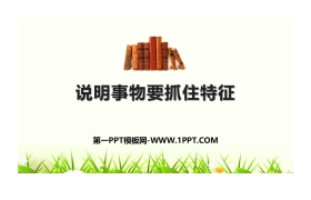 《说明事物要抓住特征》PPT课件