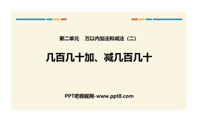 《几百几十加、减几百几十》万以内加法和减法PPT