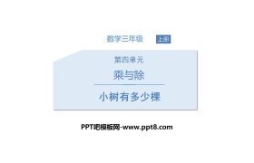 《小树有多少棵》乘与除PPT下载