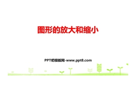 《图形的放大和缩小》比例PPT