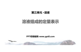 《溶液组成的定量表示》溶液PPT