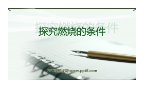 《探究燃烧的条件》定量研究化学反应PPT