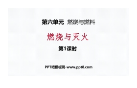 《燃烧与灭火》燃烧与燃料PPT(第1课时)