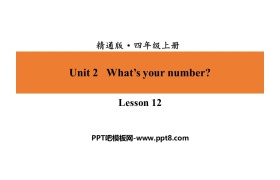 《What's your number?》PPT课件10