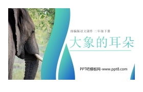 《大象的耳朵》PPT课件免费下载