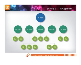 18张常用PPT组织结构图