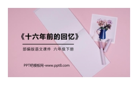 《十六年前的回忆》PPT课件免费下载