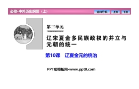 《辽夏金元的统治》PPT免费课件