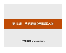 《从明朝建立到清军入关》PPT精品课件