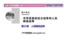 《人民解放战争》PPT课件下载