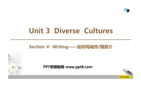 《Diverse Cultures》SectionⅤ PPT课件下载