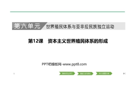 《资本主义世界殖民体系的形成》PPT课件下载